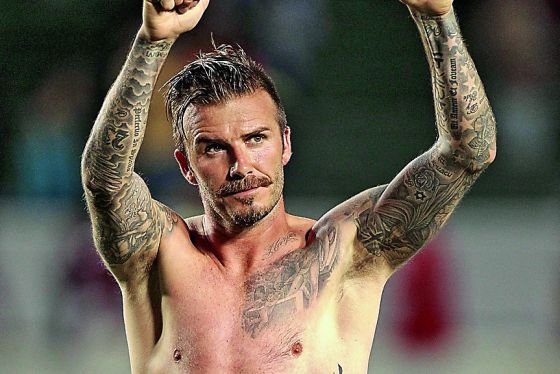 Estilo Beckham: más vale que sobre que no que no falte. Estilo Beckham: más vale que sobre que no que no falte.