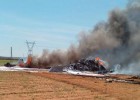 L’accident de l’avió militar a l’aeroport de Sevilla