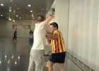 Aficionados del Real Madrid persiguen e increpan a seguidores culés en El Prat