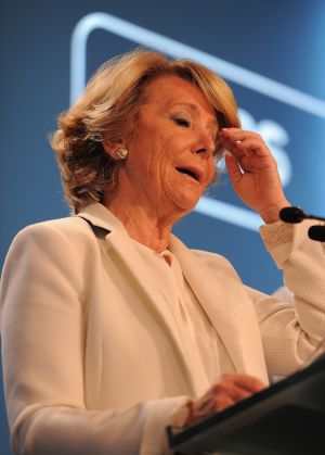 Esperanza Aguirre of the PP won more votes in Madrid but not enough to prevent a likely deal between the Socialists and Ahora Madrid.