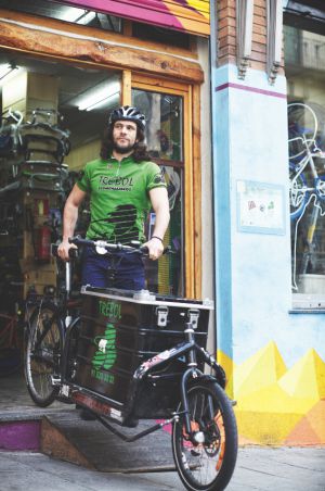 ¿Por qué no iba a ir en bicicleta un mensajero?
