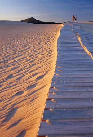 Las dunas del parque de Corrubedo.