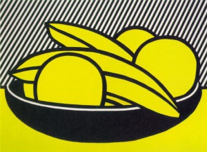 'Plátanos y pomelo', de Roy Lichtenstein, una de las obras de arte más originales según un algoritmo.
