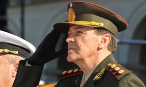 César Milani durante su toma de posesión en 2013. César Milani durante su toma de posesión en 2013.