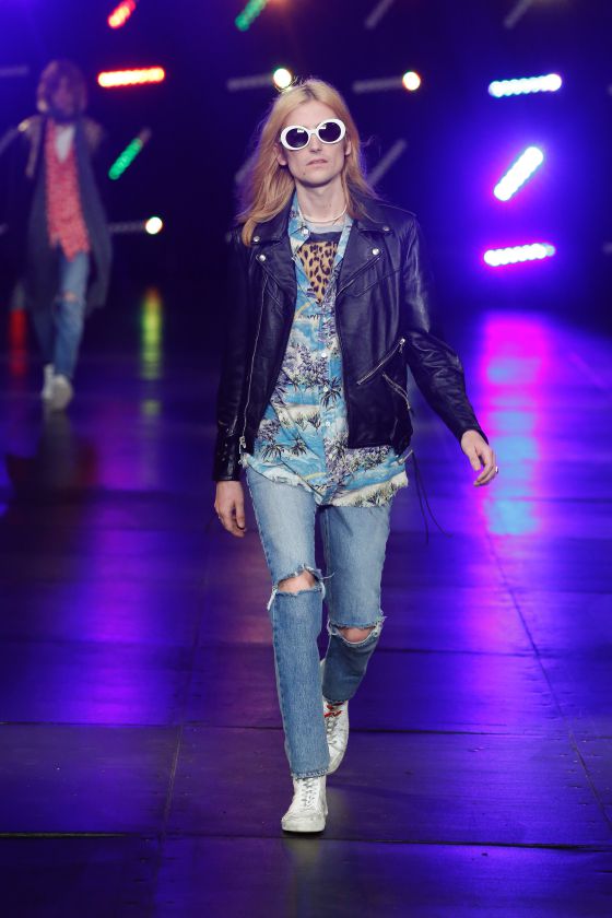 Kurt Cobain vivió de nuevo sobre la pasarela de Saint Laurent.