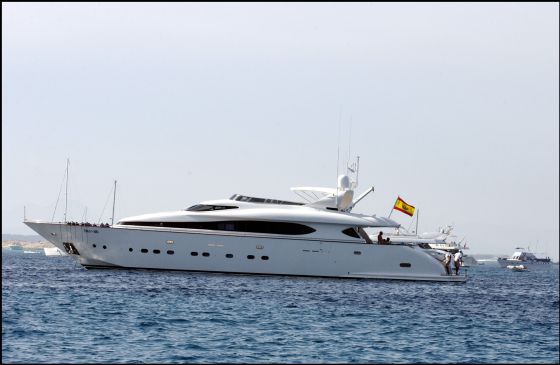 El 'Valoria', el barco de Amancio Ortega.