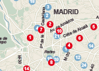 Controles en los semáforos de Madrid