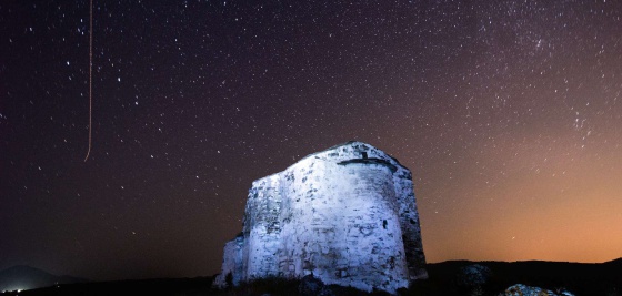 Lluvia de estrellas perseidas, en agosto de 2013.