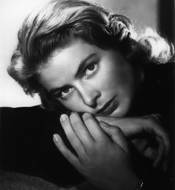 La actriz Ingrid Bergman.