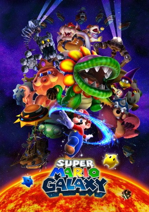 Póster de los enemigos finales de 'Super Mario Galaxy'. Póster de los enemigos finales de 'Super Mario Galaxy'.