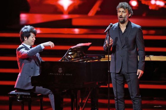 Kaufmann junto al pianista chino Lang Lang.
