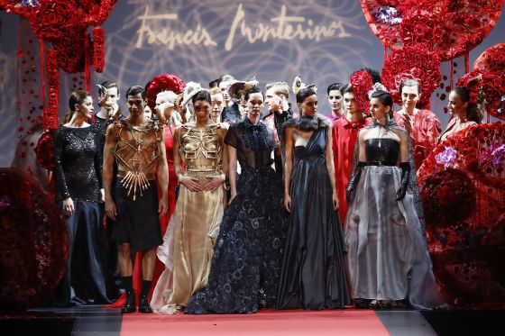 Colección primaveraverano 2016 de Francis Montesinos, presentada este viernes en Madrid.
