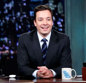 La sonrisa perenne de Jimmy Fallon.