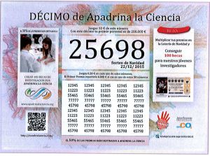 Así es el décimo de Apadrina la Ciencia.