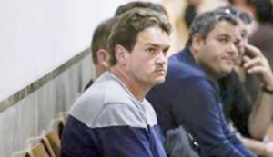 Eugenio Sánchez María sitting in the dock.