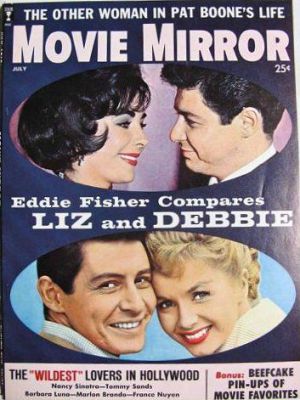 Eddie Fisher, Elizabeth Taylor y Debbie Reynolds