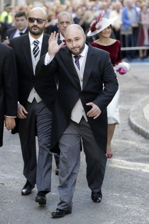 Kiko Rivera Pantoja llegando a la iglesia