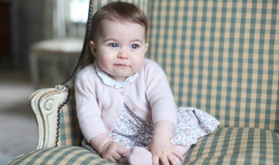 La princesa Carlota en una fotografía tomada por su madre, Kate. 