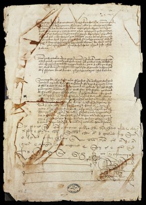 Las Capitulaciones de Santa Fe, de 1492.