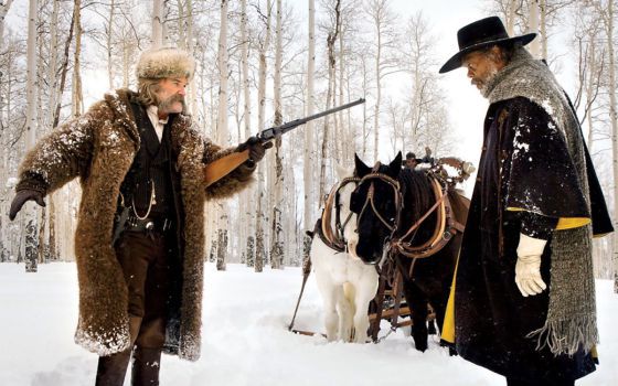 Fotograma de la pelicula 'Los odiosos ocho', de Quentin Tarantino. Fotograma de la pelicula 'Los odiosos ocho', de Quentin Tarantino.