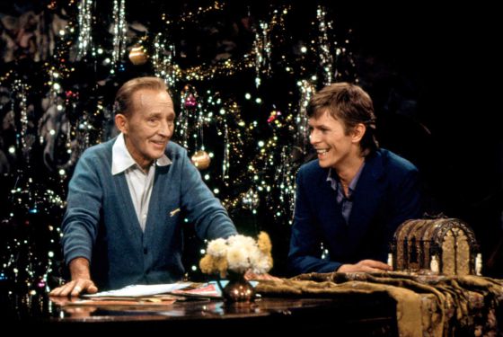 Bing Crosby y David Bowie, en el especial de Navidad de 1977.