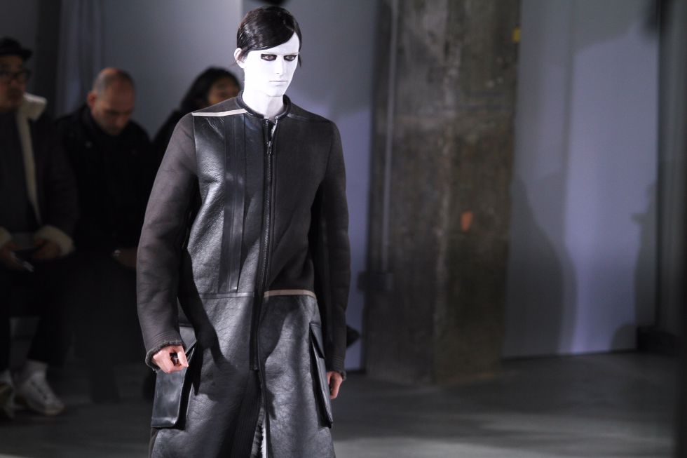 Momento del desfile de Rick Owens