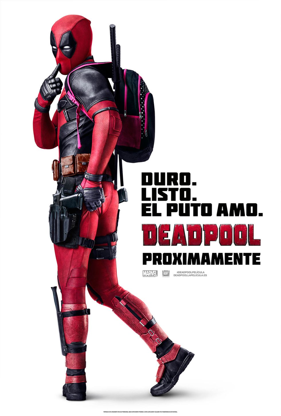 Cartel promocional de 'Deadpool' Cartel promocional de 'Deadpool'