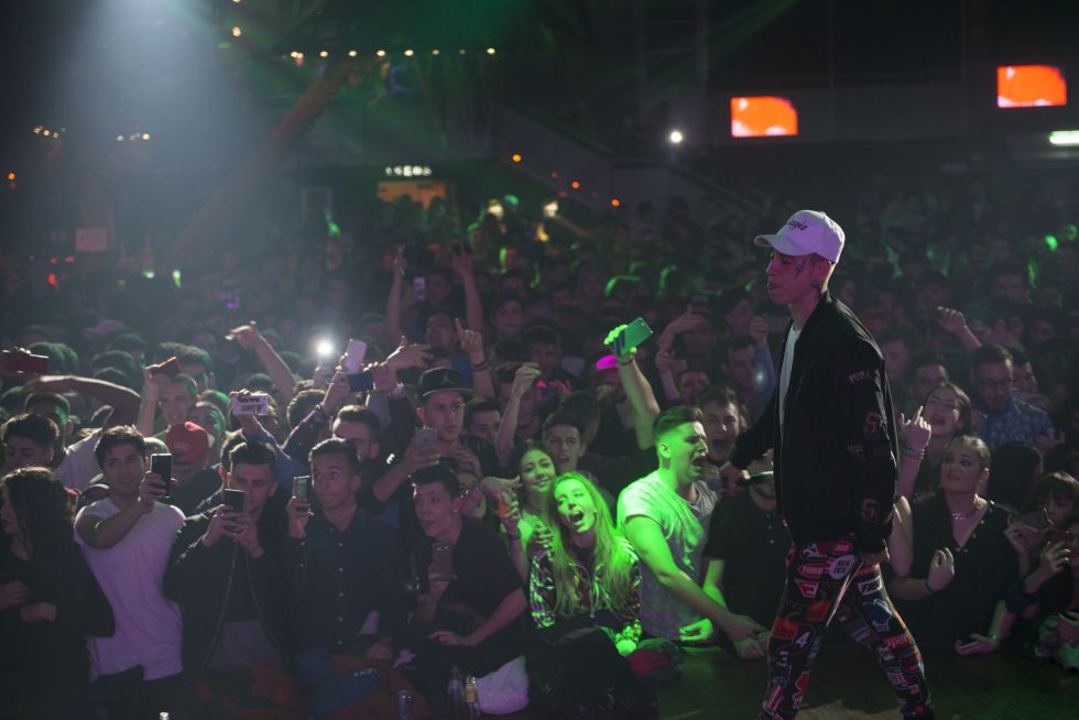 D. Gómez AKA Kaydy Cain en un momento de su actuación del pasado 22 de enero en La Riviera (Madrid). D. Gómez AKA Kaydy Cain en un momento de su actuación del pasado 22 de enero en La Riviera (Madrid).