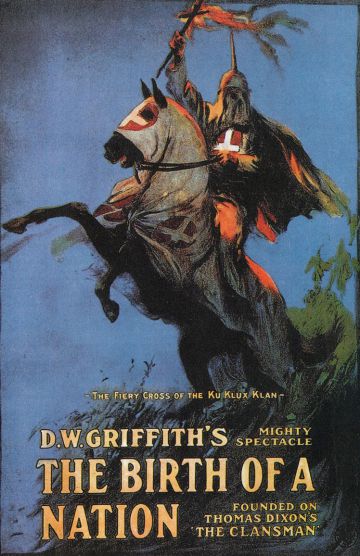 Cubierta del libro 'The birth of a nation' (1915), de D.W. Griffith. Cubierta del libro 'The birth of a nation' (1915), de D.W. Griffith.