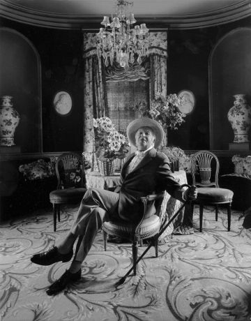 Beaton fotografiado por Arnold Newman, en 1978.