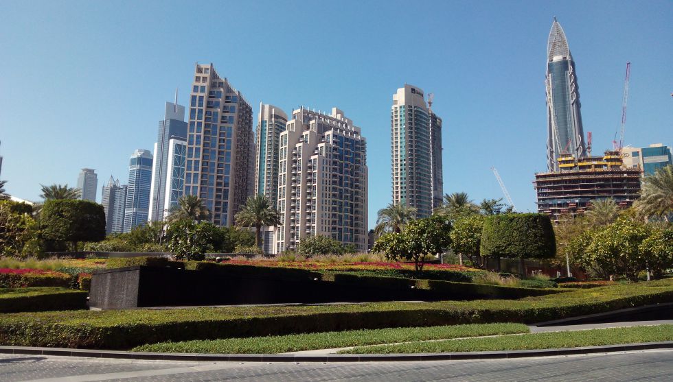 Zona financiera de Dubai, emirato que acogió la WOrld Government Summit. Zona financiera de Dubai, emirato que acogió la WOrld Government Summit.