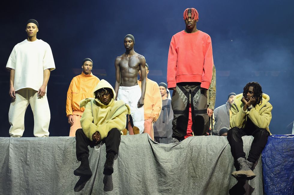 Modelos de 'Yeezy 3' presentados ayer en el Madison Square Garden. Modelos de 'Yeezy 3' presentados ayer en el Madison Square Garden.