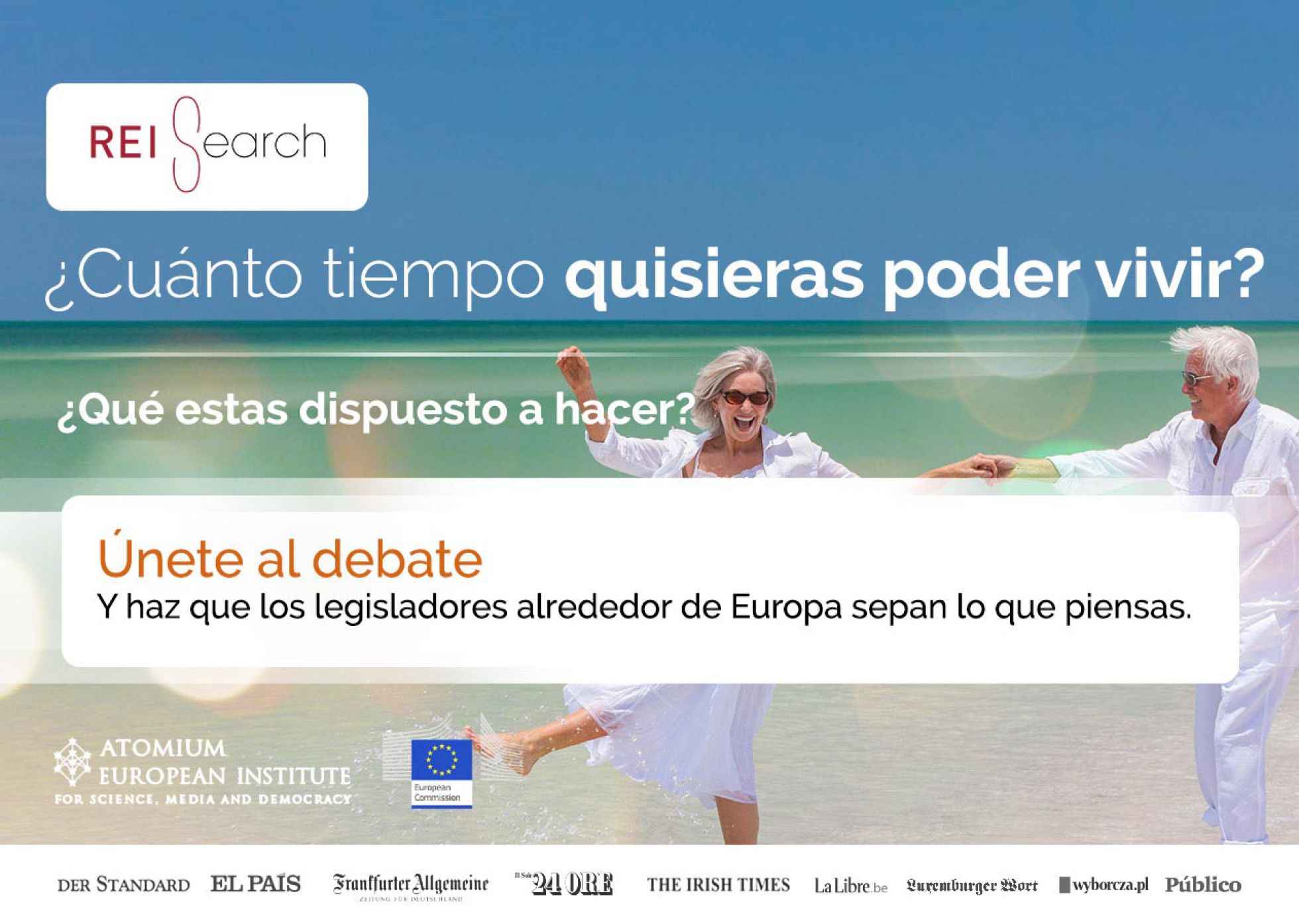 Puedes participar en la iniciativa en la web reisearch.eu. Puedes participar en la iniciativa en la web reisearch.eu.