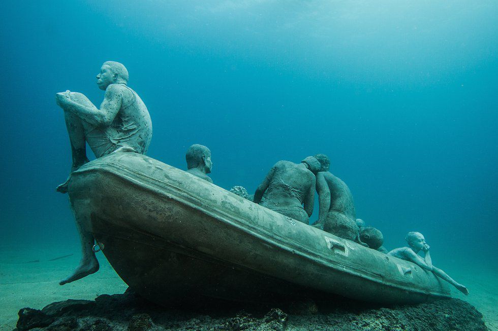 3. Playa Blanca, the area where the museum is located, is close to one of Lanzarote’s most important natural areas, El Papagayo. “It’s no accident,” says Taylor. “We want to help protected species, which has meant encouraging tourism in other areas to avoid massification. We’ve also created a marine botanical garden in the area.”