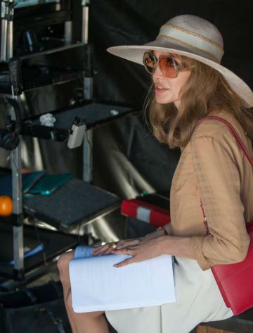 Angelina Jolie durante el rodaje de 'Frente al mar'. Angelina Jolie durante el rodaje de 'Frente al mar'.