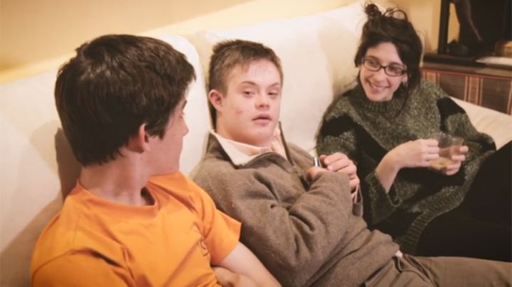 Jorge Rodríguez con sus hermanos, Beatriz y Miguel. Jorge Rodríguez con sus hermanos, Beatriz y Miguel.