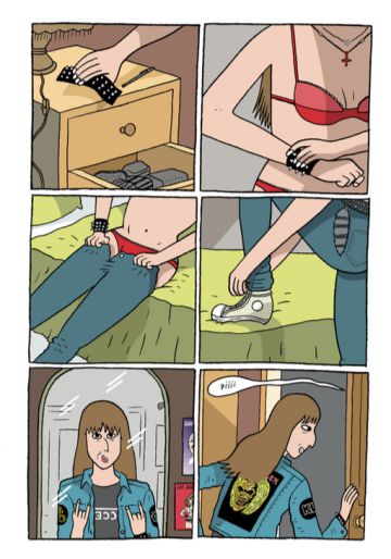 Viñeta de 'Heavys 1986'. Viñeta de 'Heavys 1986'.