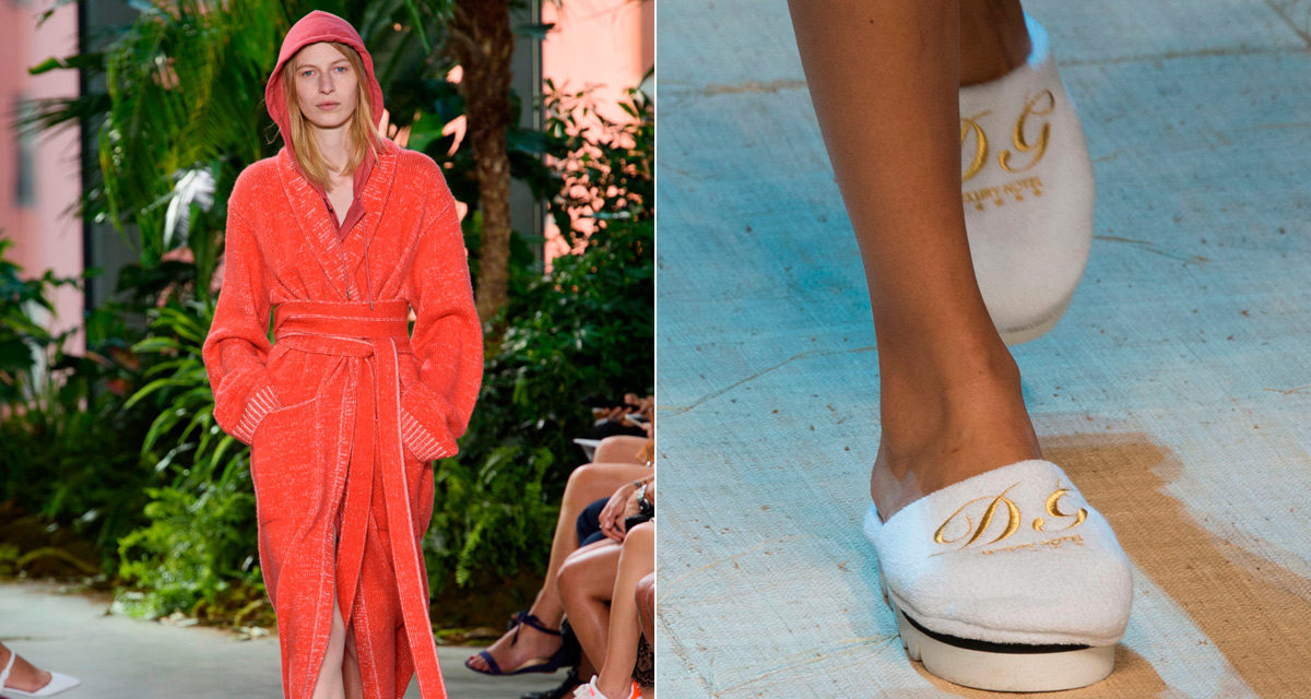 La última locura de la moda es salir a la calle en albornoz y zapatillas La última locura de la moda es salir a la calle en albornoz y zapatillas
