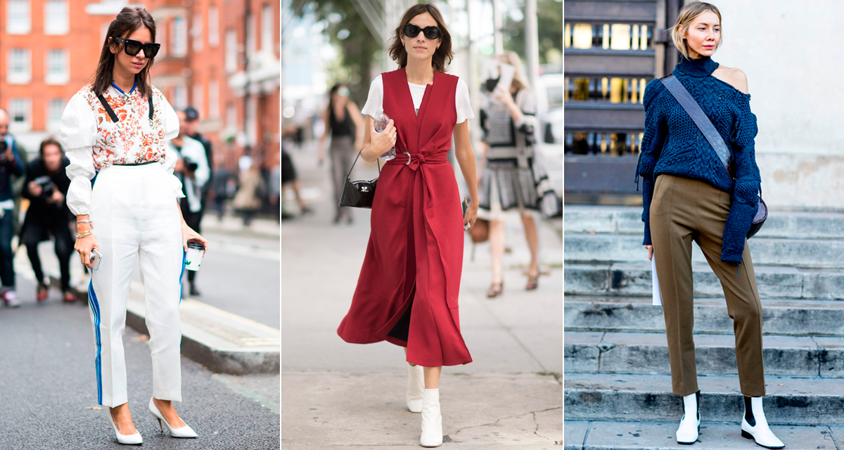 Zapatos y botines blancos, la tendencia de la que no vas a poder escapar Zapatos y botines blancos, la tendencia de la que no vas a poder escapar