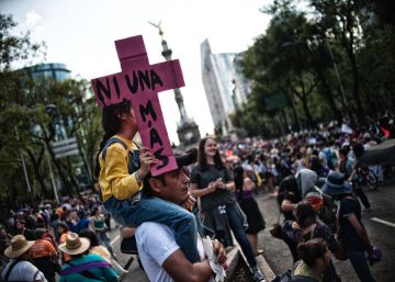 La capital mexicana marcha contra la violencia machista La capital mexicana marcha contra la violencia machista