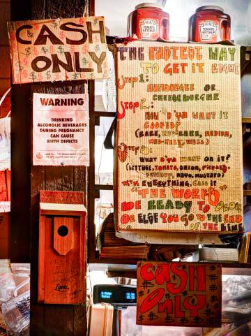Una imagen de Burger Joint, en Nueva York. Una imagen de Burger Joint, en Nueva York.