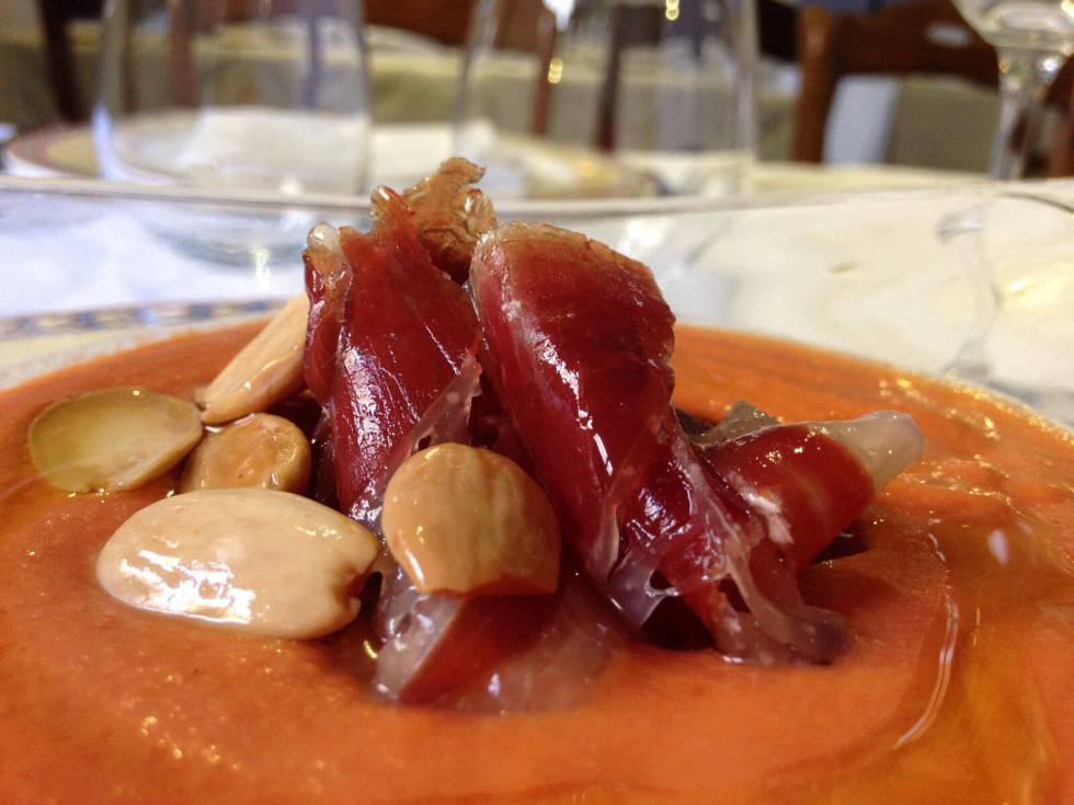 Salmorejo de Casa Pepe de la Judería, en Córdoba. Salmorejo de Casa Pepe de la Judería, en Córdoba.