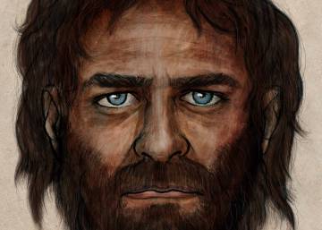 Un cazador europeo, de piel oscura y de ojos azules de hace 7.000 años