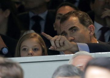 La infanta Sofía acude al partido del Real Madrid