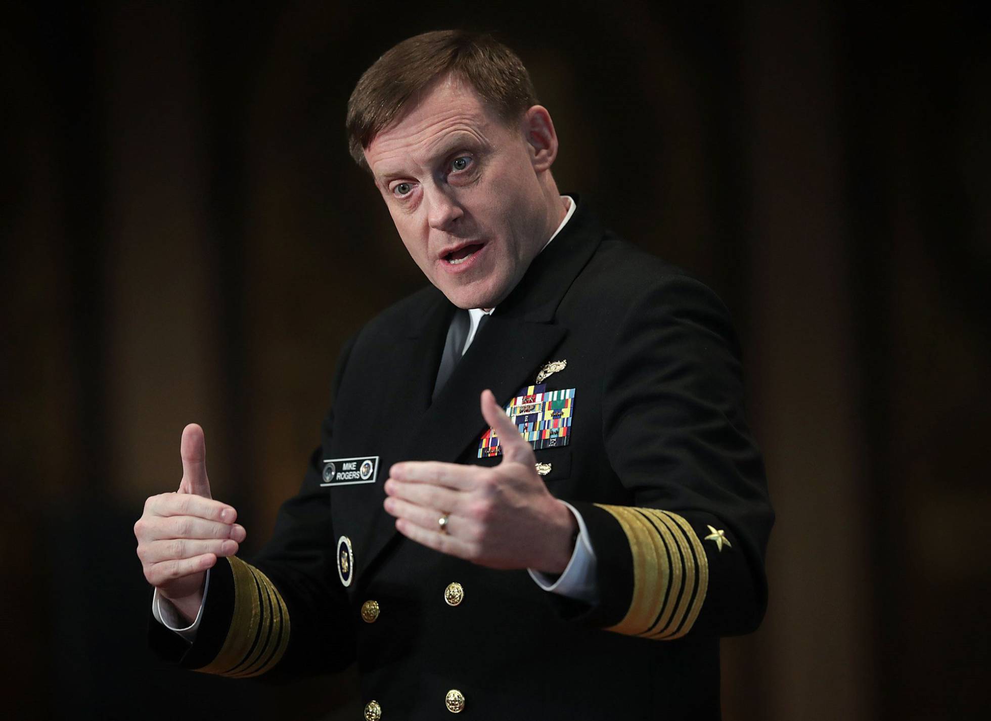El almirante estadounidense, Michael Rogers, jefe del 'cibercomando' de Estados Unidos El almirante estadounidense, Michael Rogers, jefe del 'cibercomando' de Estados Unidos