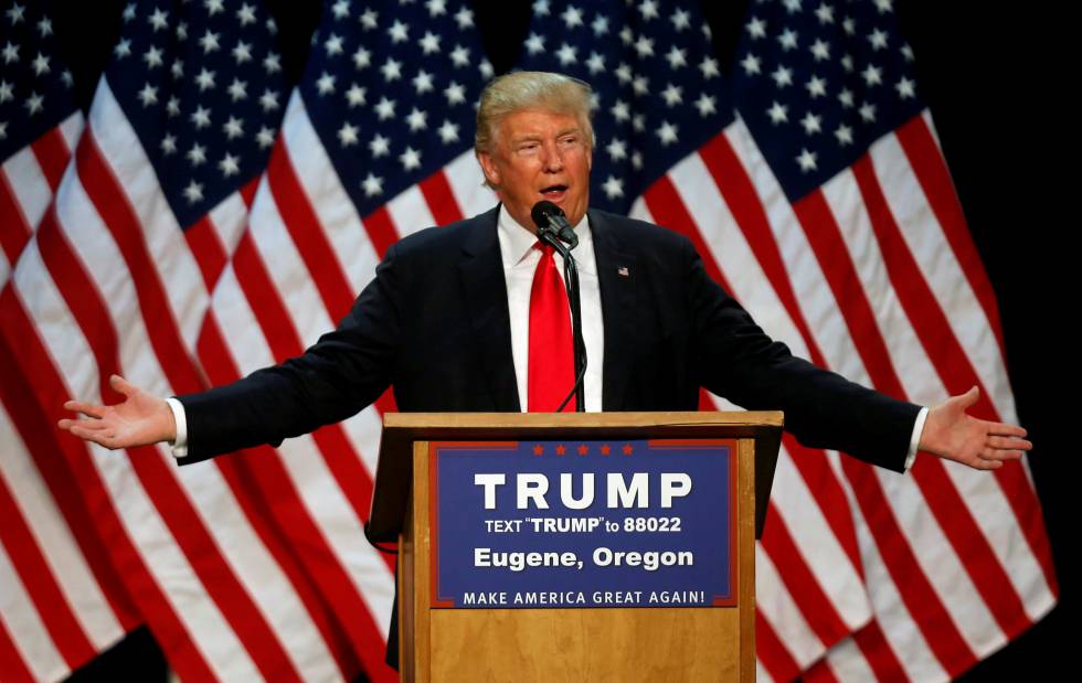 Donald Trump, precandidato republicano a la presidencia de Estados Unidos. Donald Trump, precandidato republicano a la presidencia de Estados Unidos.