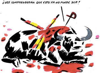 Debate sobre la tauromaquia en las tribunas de EL PAÍS