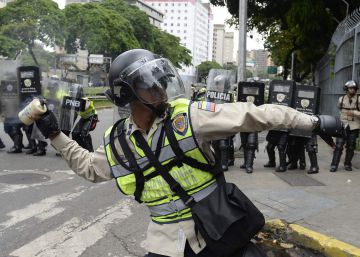 A marcha opositora na Venezuela