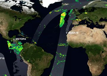 La lluvia y la nieve, como nunca se habían visto