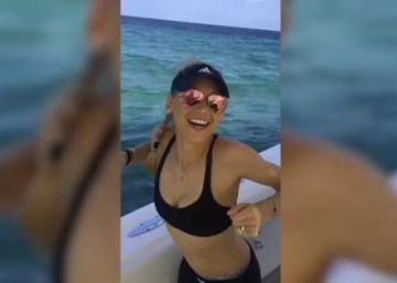 Anna Kournikova baila al ritmo de Enrique Iglesias
